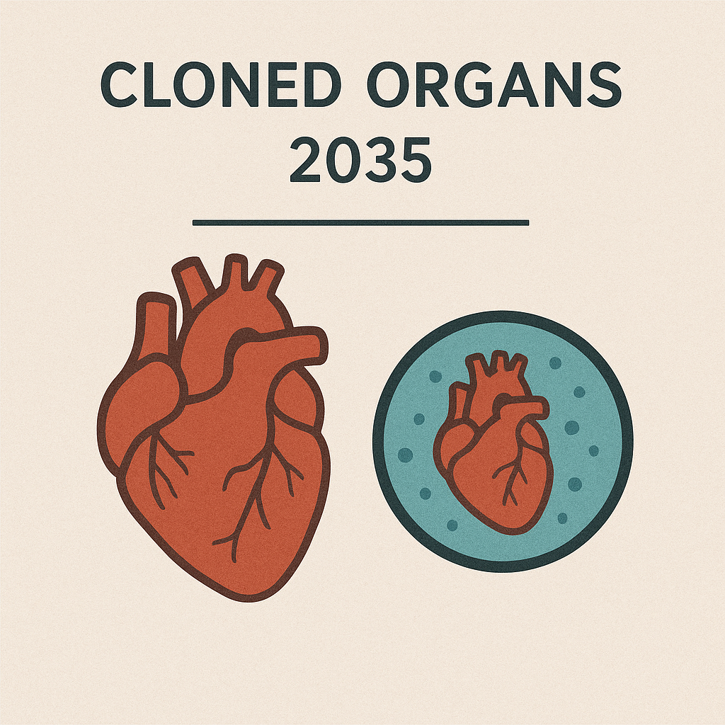 Cloned organs