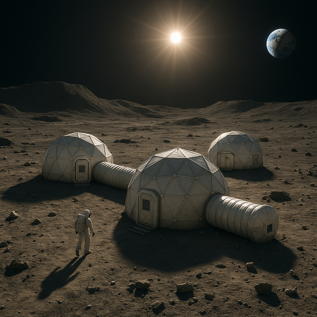 Moon colony