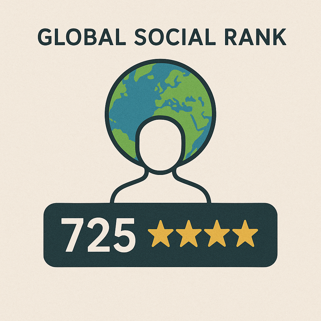 Global social rank