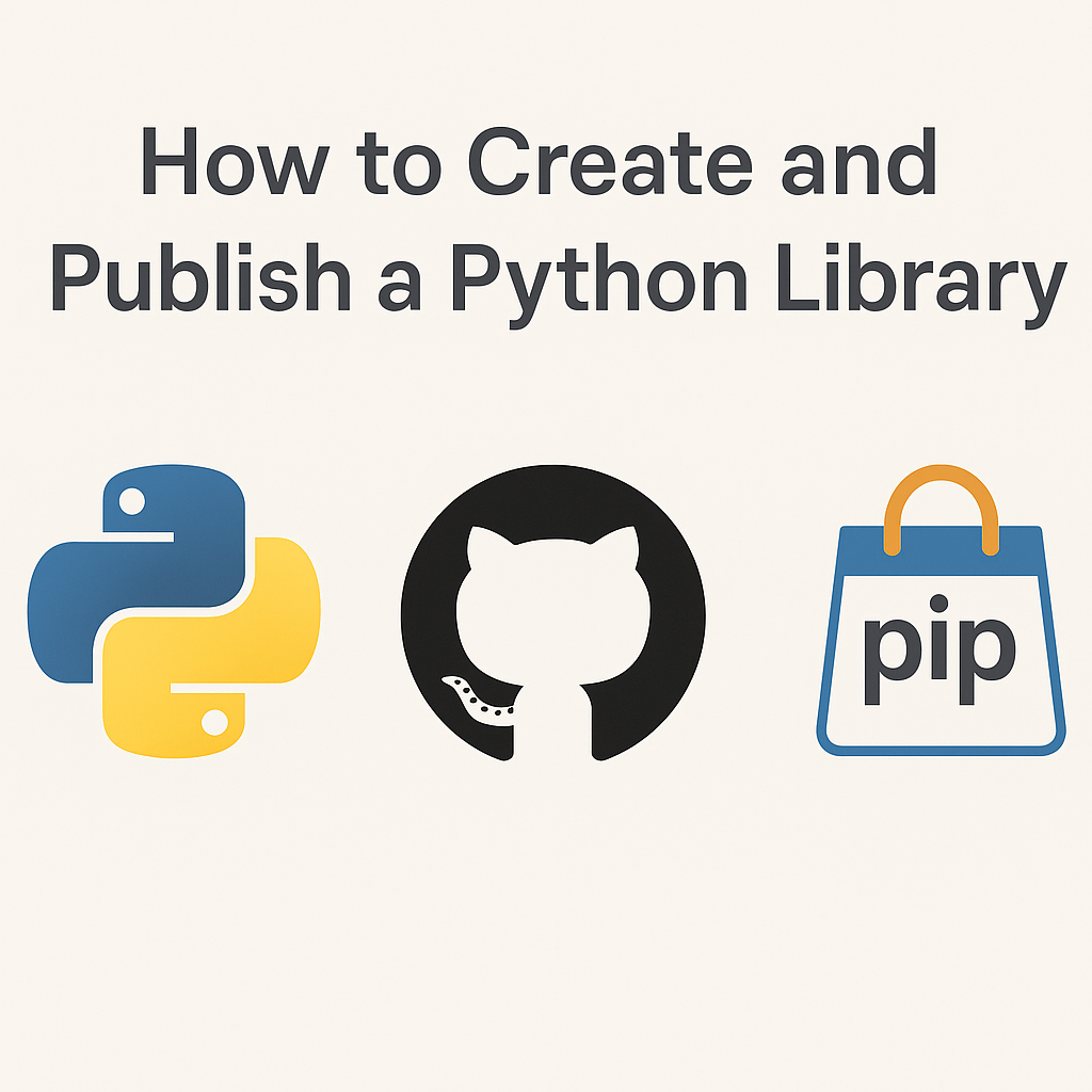 How to create and publish a Python library, Github + Pypi + Pdoc