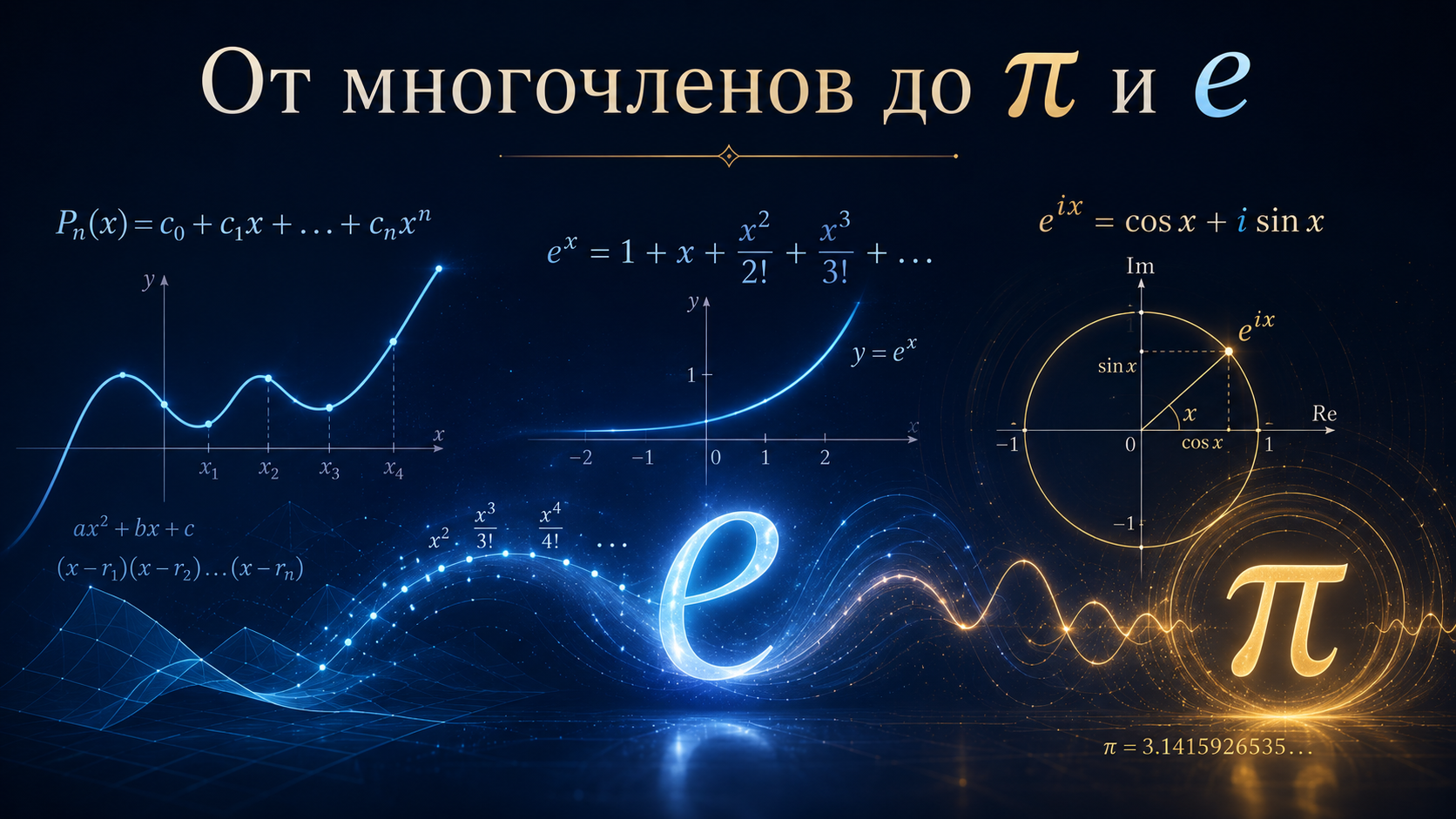 От многочленов до пи и е