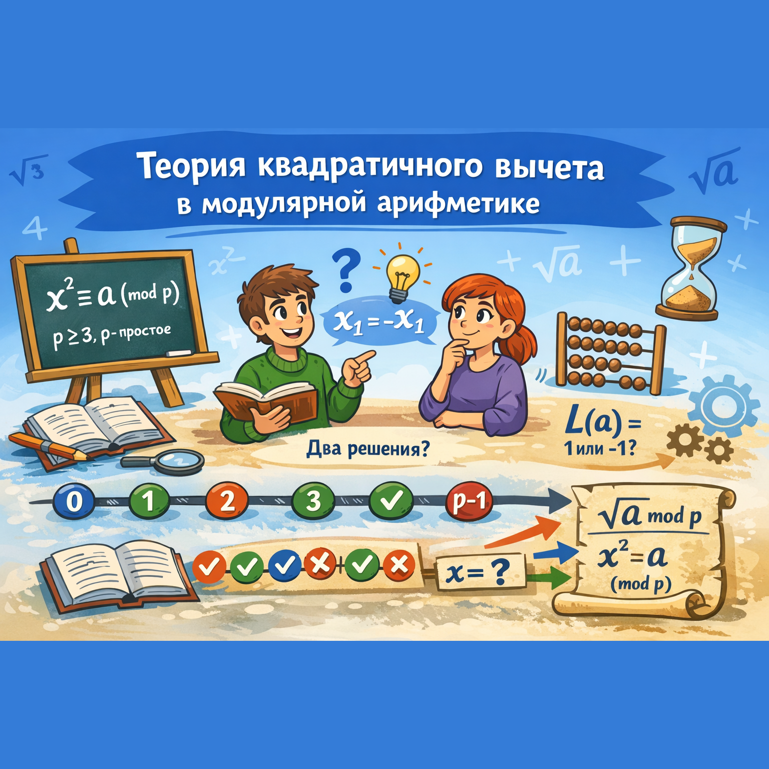 Теория квадратичного вычета в модулярной арифметике
